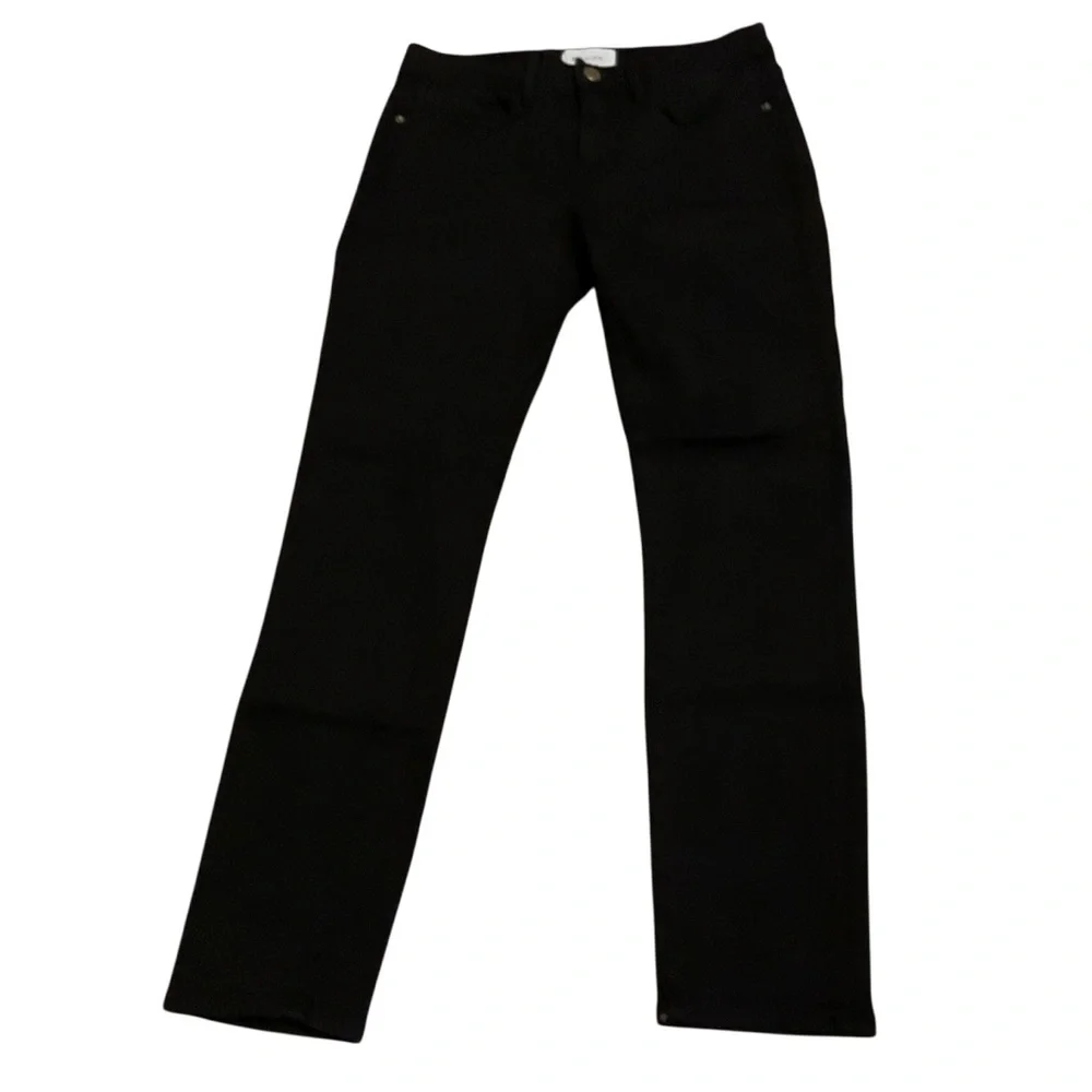 Frame Denim Black Le Skinny de Jean crop pants‎